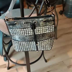 Diamond studded purse